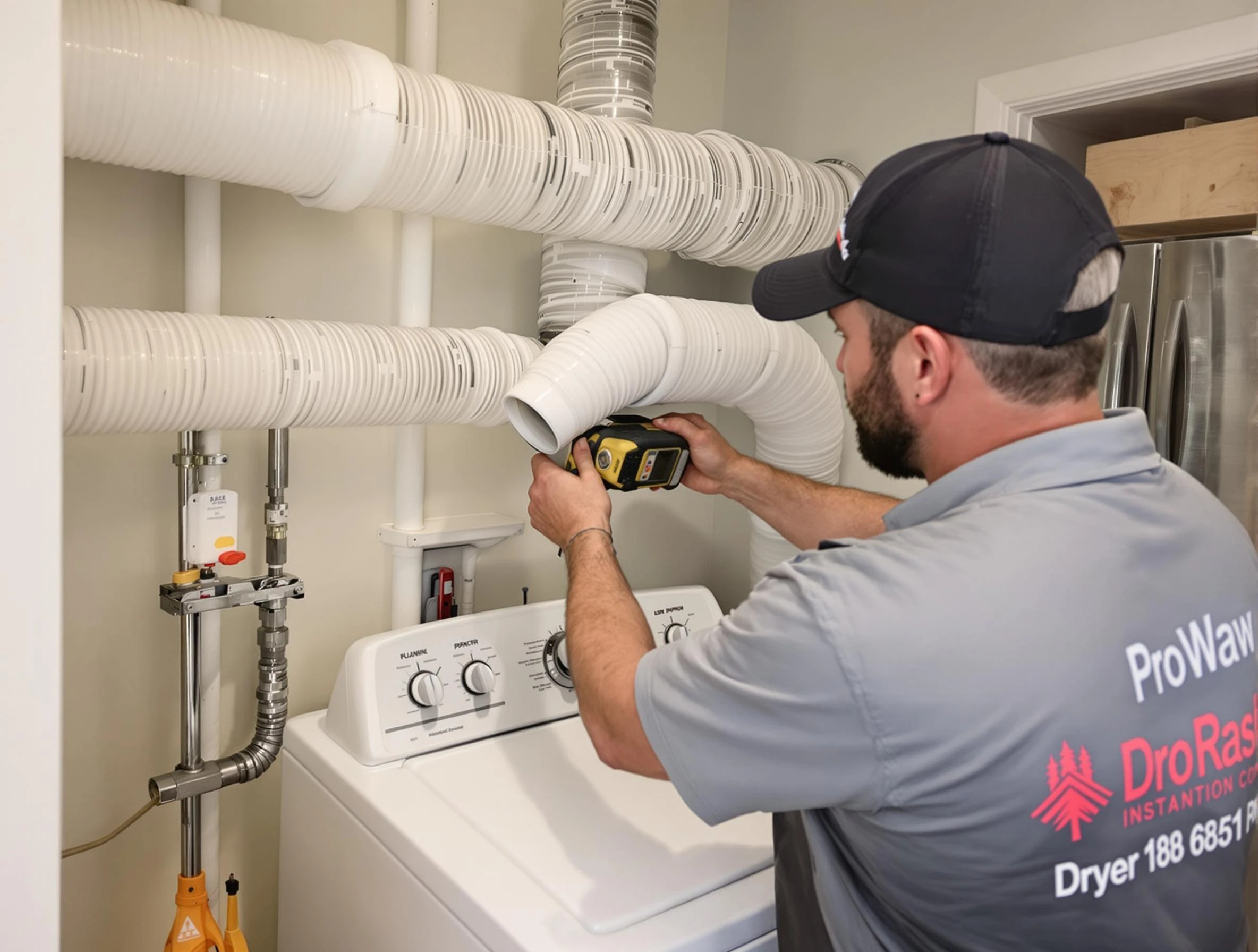 Professional dryer vent hose installation by Moreno Valley Dryer Vent Cleaning in Moreno Valley