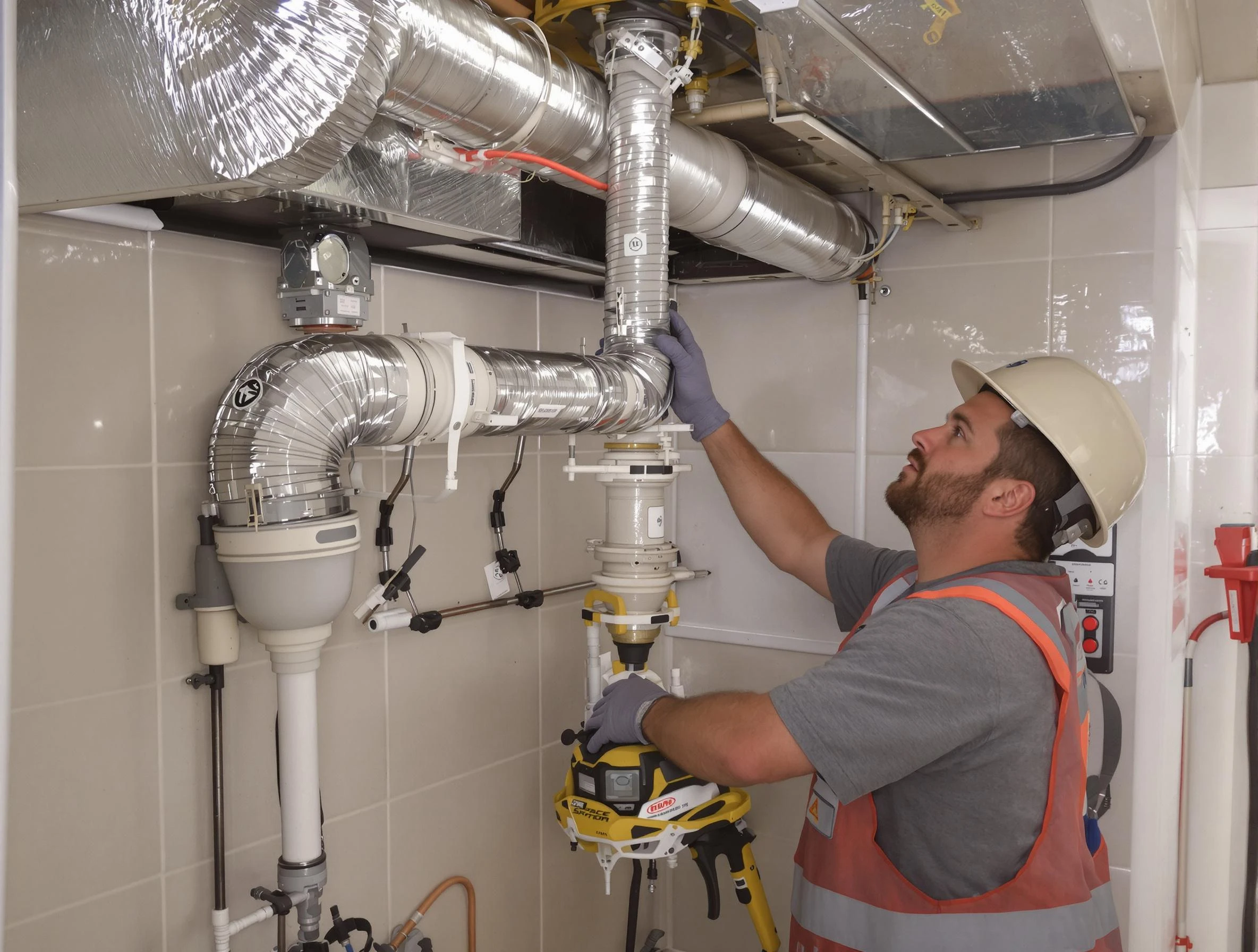 Moreno Valley Dryer Vent Cleaning expert performing professional dryer vent repair and installation in Moreno Valley
